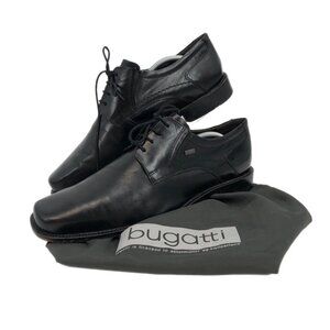 Bugatti Black Leather Lace Up Boots | Breathable for All Seasons